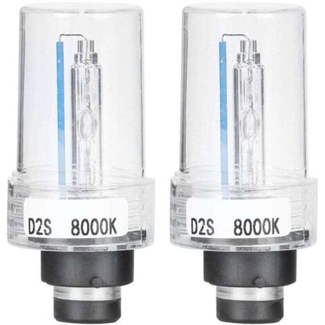 bombillas LED para faros delanteros, 12 V, 35 W, D2S, 8000 K, bombilla de xenón para faros delanteros, accesorio para coche