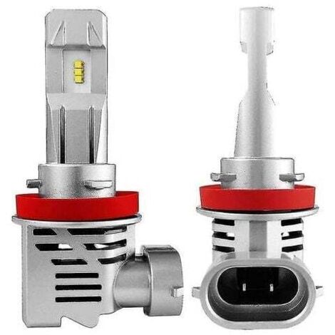 Bombillas LED para faros delanteros H11 H8 H9 H16, 12000 lm, 6500 K, blanco frío, 2 unidades