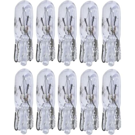 Bombillas LED para tablero de instrumentos YMYNY, 10 unidades, T5, 12 V, 1,2 W