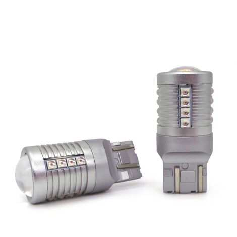 bombillas LED W21/5W 7443 12-24V CANBUS 2000lm rojas