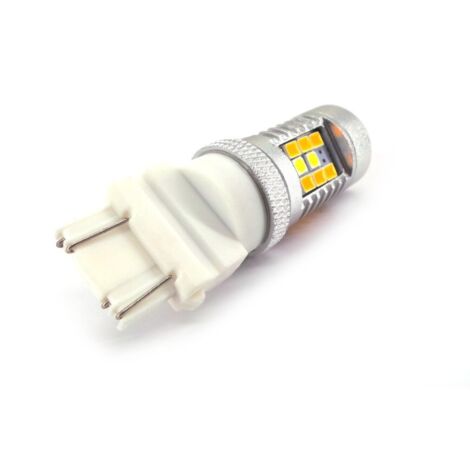 bombillas P27/7W LED 3157 12-24V 2000lm CANBUS blanco-naranja
