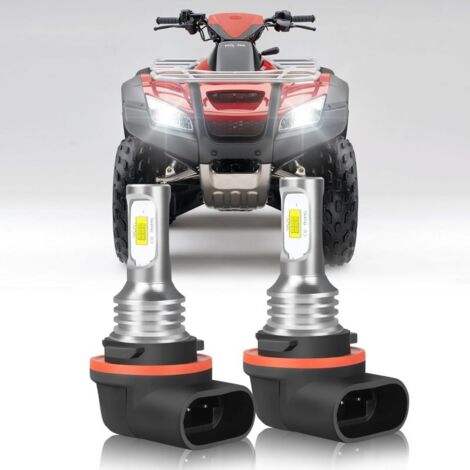 Bombillas para faros delanteros 34901-HR3-A21 para Honda Rancher 420 (2014-2023), Foreman 520 (2015-2023) y Rubicon 520 (2015-2023), accesorios para ATV y UTV, 34901-HR3-A21, blanco frío 6000K, paquet