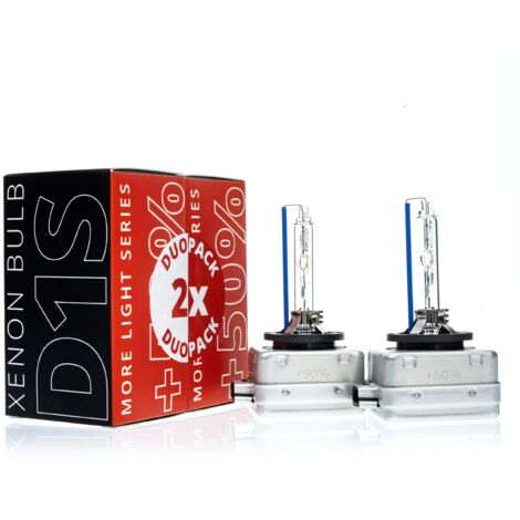 Bombillas Xenón D1S 35W 4800K 85V +50% Luces, 2 uds.