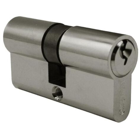 BOMBILLO PERFIL 60X30X30 MM NIQUEL  3 LLAVES