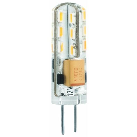 BOMB.LED SILICONA G4 2W. 12V. FRIA Matel