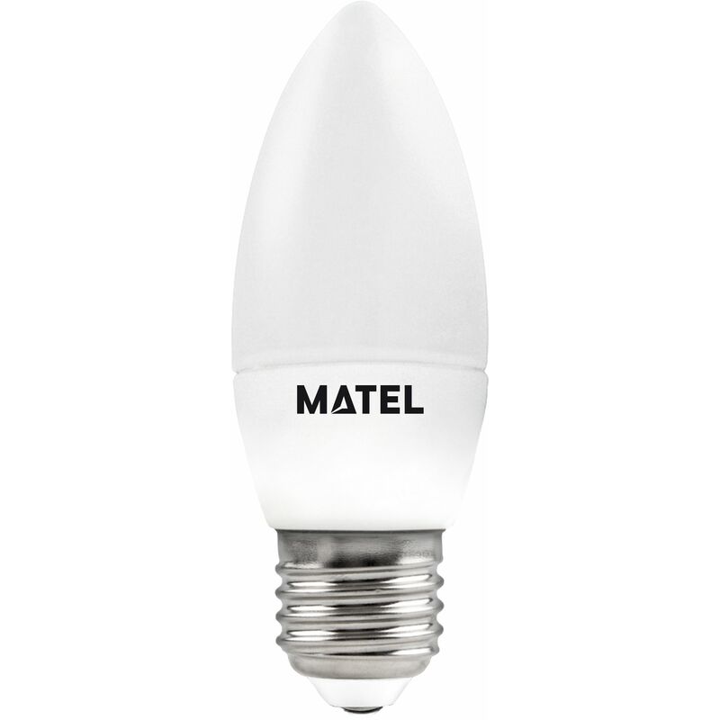 

Bombilla LED vela regulable E27 7w fría 700lm