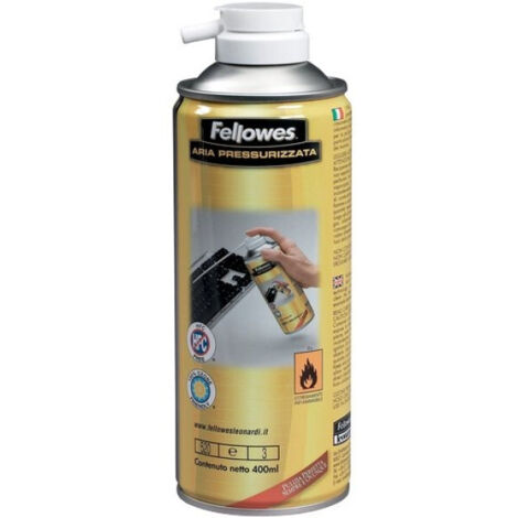 Bombola di aria compressa Fellowes 400ml confezione da 2 senza CFC