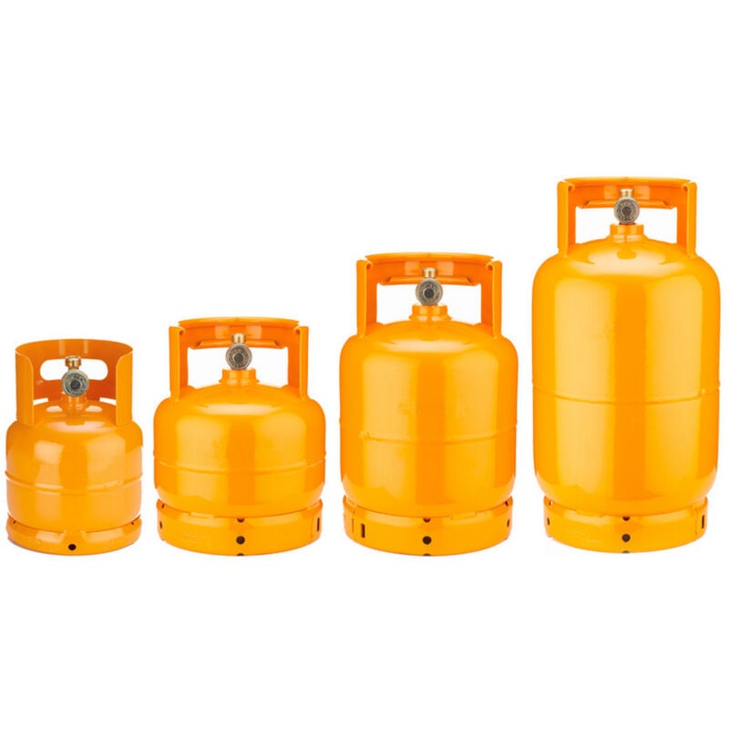 Bombola per gas vuota con rubinetto kg. 3 (lt. 7)