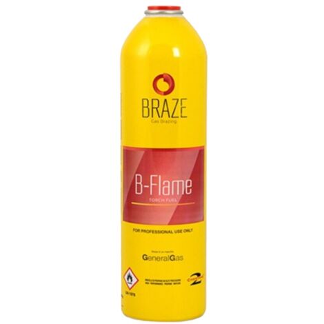 Bombola usa e getta monouso gas B-FLAME per cannello brasatura dolce forte 2900C
