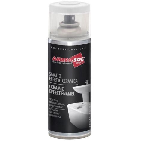Bomboletta ambro-sol - v400por smalto effetto ceramica sanitari spray 400ml