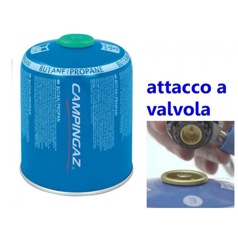 Campingaz - bomboletta Cartuccia a valvola da 450 g. gas Butano Propano.