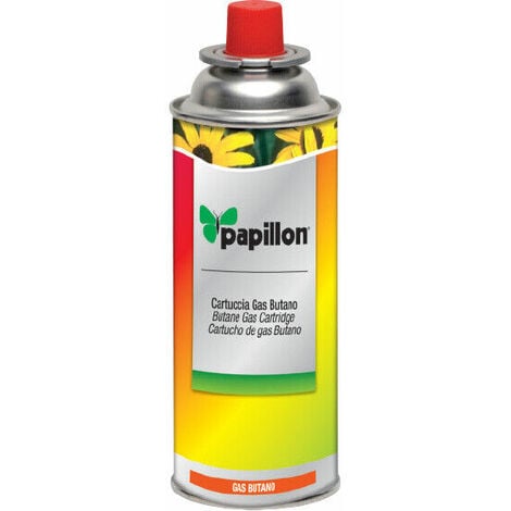 Bomboletta cartuccia gas butano per fornelli campeggio bistrot 227gr papillon