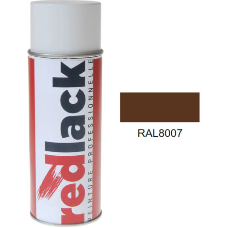 Bomboletta di Vernice spray 400ml – RAL 8007 – Marrone fulvo – opaca – multisupporto – Redlack