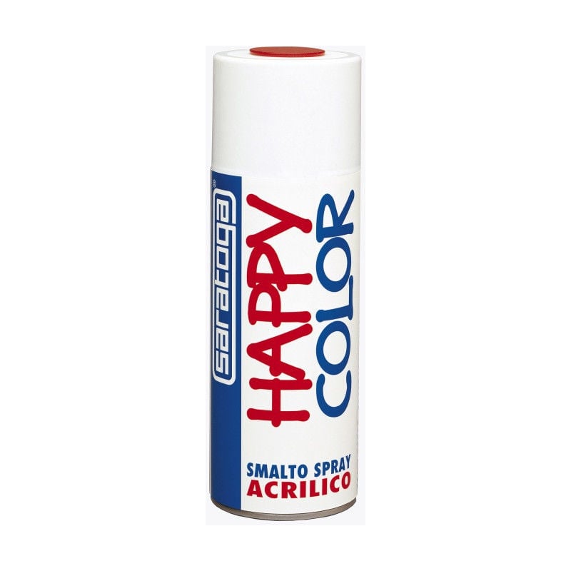 Saratoga - Vernice Spray Acrilici Happy Color Bianco Lucido Extra