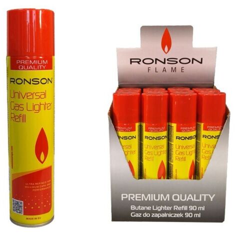 BOMBOLETTA RICARICA GAS RONSON 90 ML