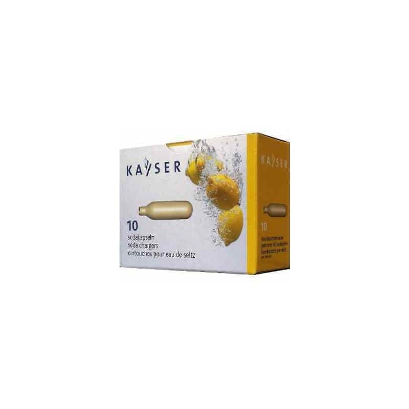 Ricariche bombolette Kayser 10 capsule CO2 per soda