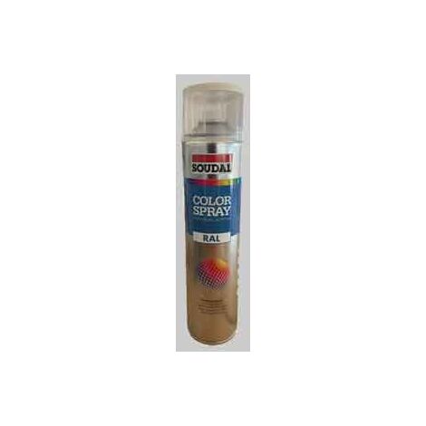 Bomboletta spray acrilico universale soudal 600 ml bianco lucido ral 9010 conf. da 6 pz