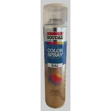Bomboletta spray acrilico universale soudal 600 ml nero lucido ral 9005 conf. da 6 pz