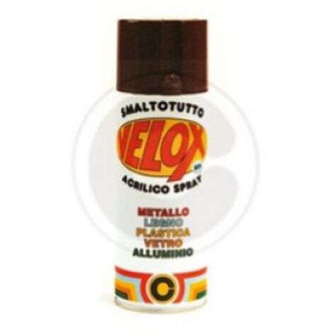 bomboletta spray acrilico velox ancorante bianco lucido RAL 9010 ml 400 smalto