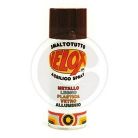 bomboletta spray acrilico velox ancorante rosso fuoco RAL 3000 ml 400 smalto
