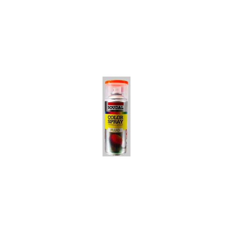 Image of Brico Dea - bomboletta spray fluorescente soudal ml 400 Rosso