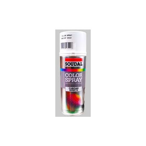 Bomboletta spray metalli preziosi soudal  400 ml - effetto oro antico conf. da 6 pz