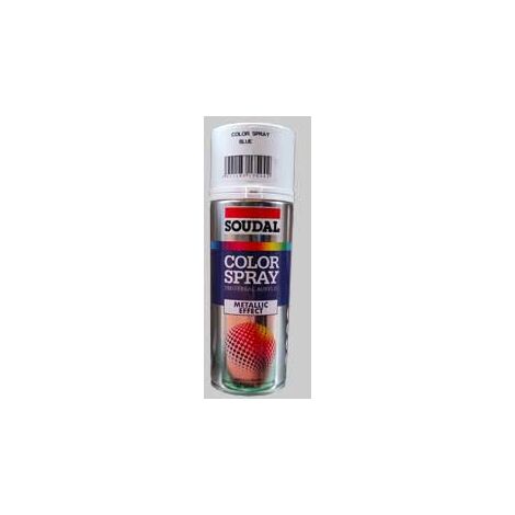 Bomboletta spray metallizzato soudal 400 ml - nero conf. da 6 pz