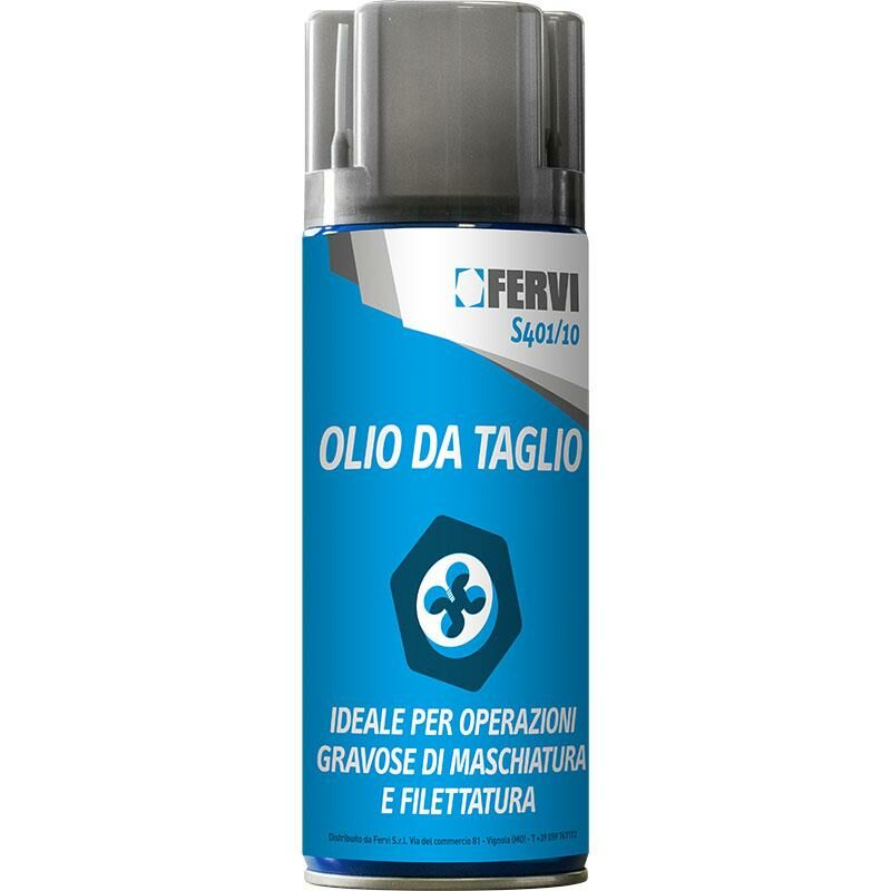 Image of Bomboletta spray olio da taglio 400ml foratura filettatura Fervi s401/10
