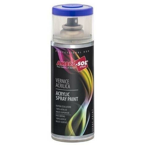 Bomboletta Venice Spray AMBRO-SOL Smalto Acrilco rapida essiccazione da 400 ml – RAL 7015 GRIGIO ARDESIA