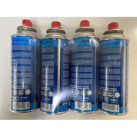 Bombolette Butano Kemper - Cartuccia Gas da Campeggio 4x390ml