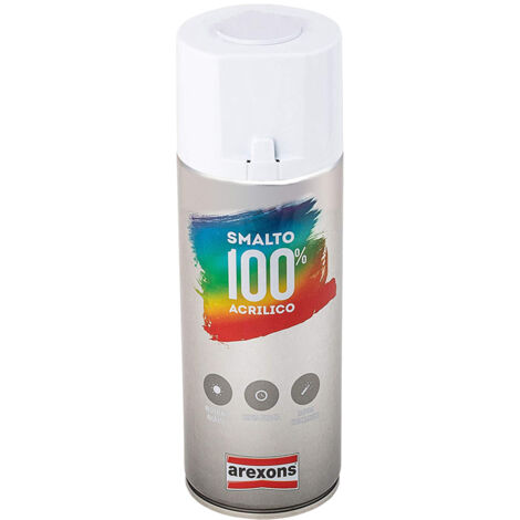 Bombolette Vernice Spray Arexons Acrilico Bianco per Elettrodomestici 400 ml