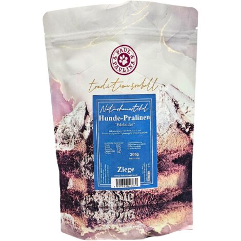 Bombones de cabra, coco y rosa mosqueta 200g  premio para perros  perros con alergias  Paul & Paulina