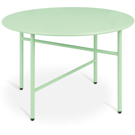 bomoe Tavolino rotondo in metallo Ø 53 cm	Mint (de)