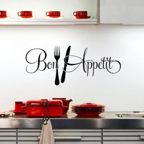 Bon appetit cuisine stickers muraux décoration de la maison -1564 Fond d\'écran