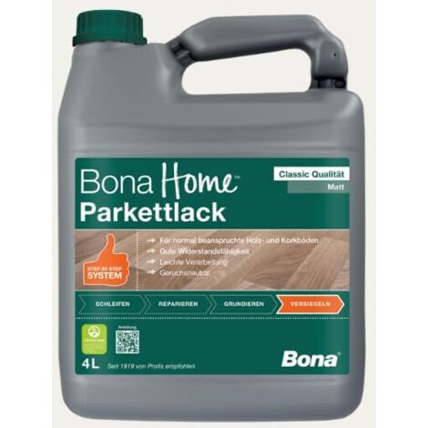 Bona Home - Vernice per parquet, opaca, 4 l