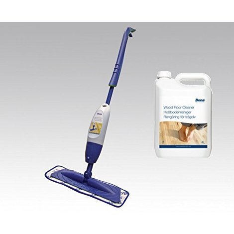 Bona Spray Mop With 4l Bona Wood Floor Cleaner Refill