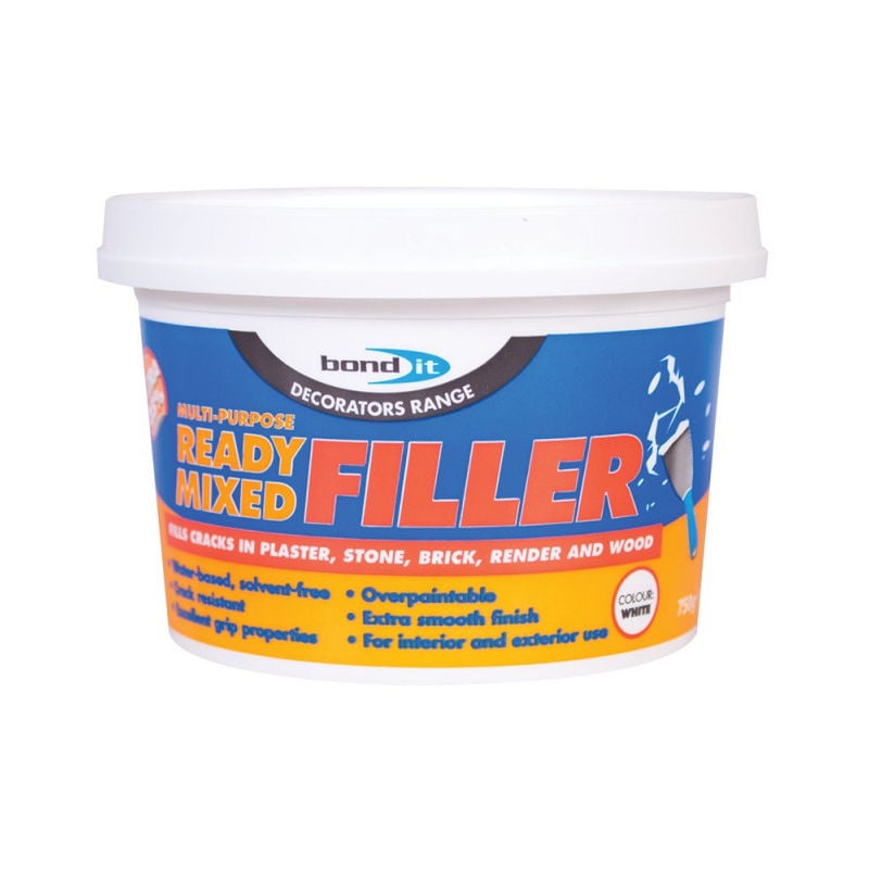 Bond It - Ready Mixed Multi-Purpose Internal & External Filler Wall Plaster - 750g