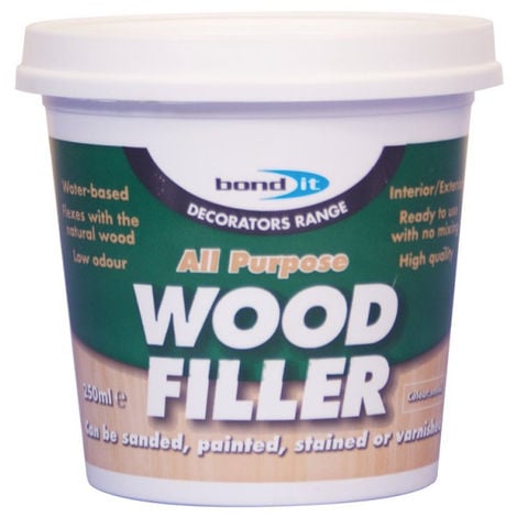 Bond It White All Purpose 1 Part Wood Repair Ready Mixed Filler 250ml
