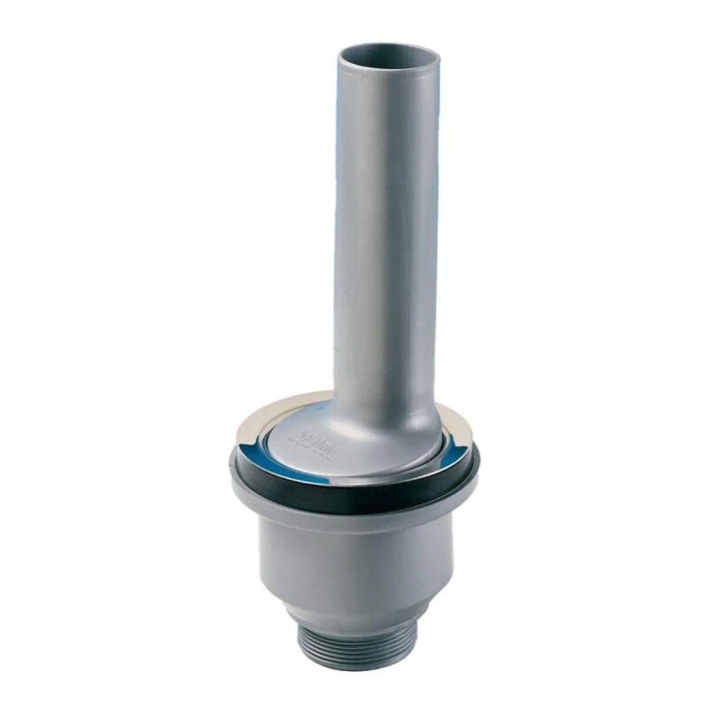 Lira - Bonde 2p avec tube de surverse en pp gris, longueur 170 mm