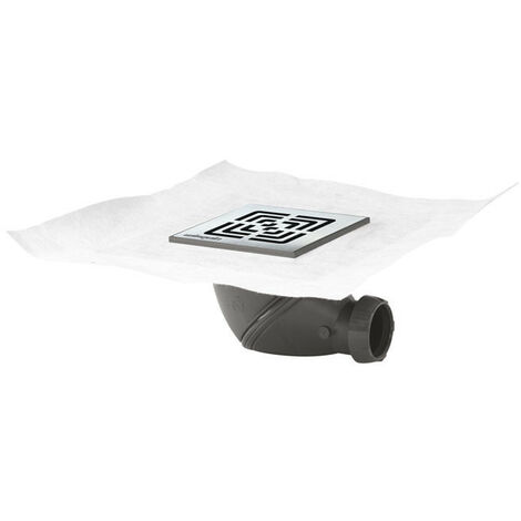 Bonde de douche à chaper JAMES orientable 360° grille carrée inox
