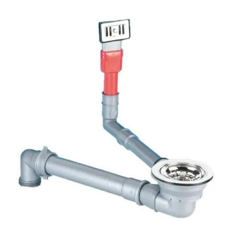 Bonde de lavabo escamotable, bonde de lavabo avec trop-plein, avec
