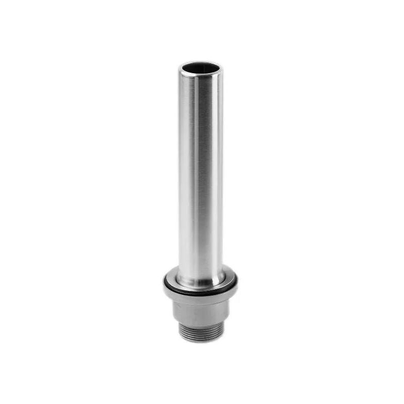 Lira - Bonde avec tube de surverse acier inox 150 mm pour évier diamètre 60 mm