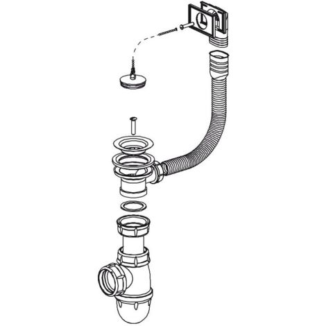 Bonde chainette siphon 778898
