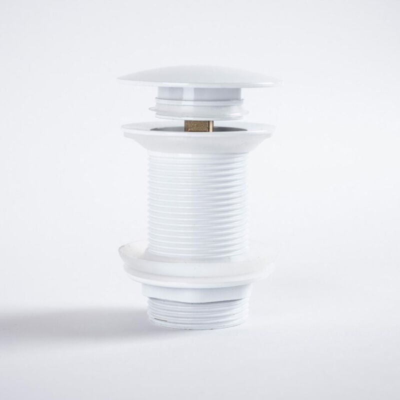 Wanda Collection - Bonde clic-clac lavabo sans trop plein, blanc