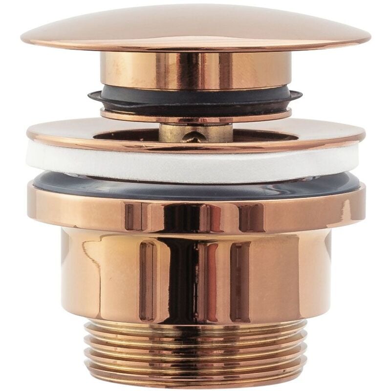 Bonde De Lavabo Universel Clic-Clac Rea Rose Gold