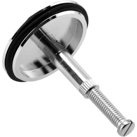 Bonde de baignoire en laiton, couvercle supérieur de 43 mm. Bonde de baignoire en laiton, robinet de vidange galvanisé, diamètre du joint d'étanchéité : 4,4 cm.