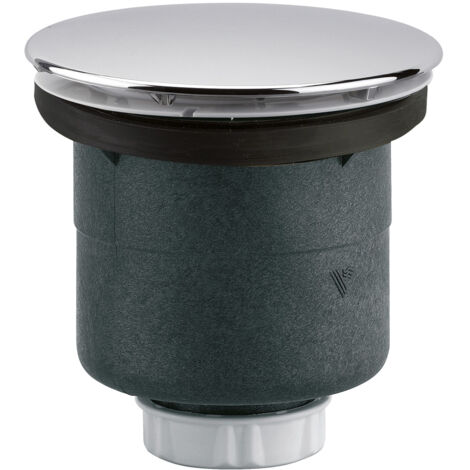 Bonde de douche diamêtre 90mm chromé sortie verticale - VALENTIN