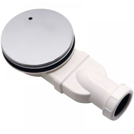 Bonde de douche extra-plate dôme abs 30720138, blanc