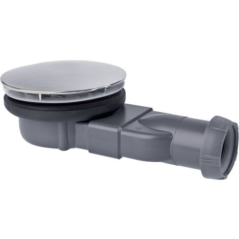 Bonde de douche pour receveur extra-plat - Slim avec membrane dôme métal - Wirquin Pro - 30720269