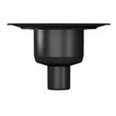 Bonde de douche verticale ronde 115mm – Finition métal – Capacité 0,80 l/s – Profondeur d'encastrement 130mm – Compatible receveurs Wedi Fundo